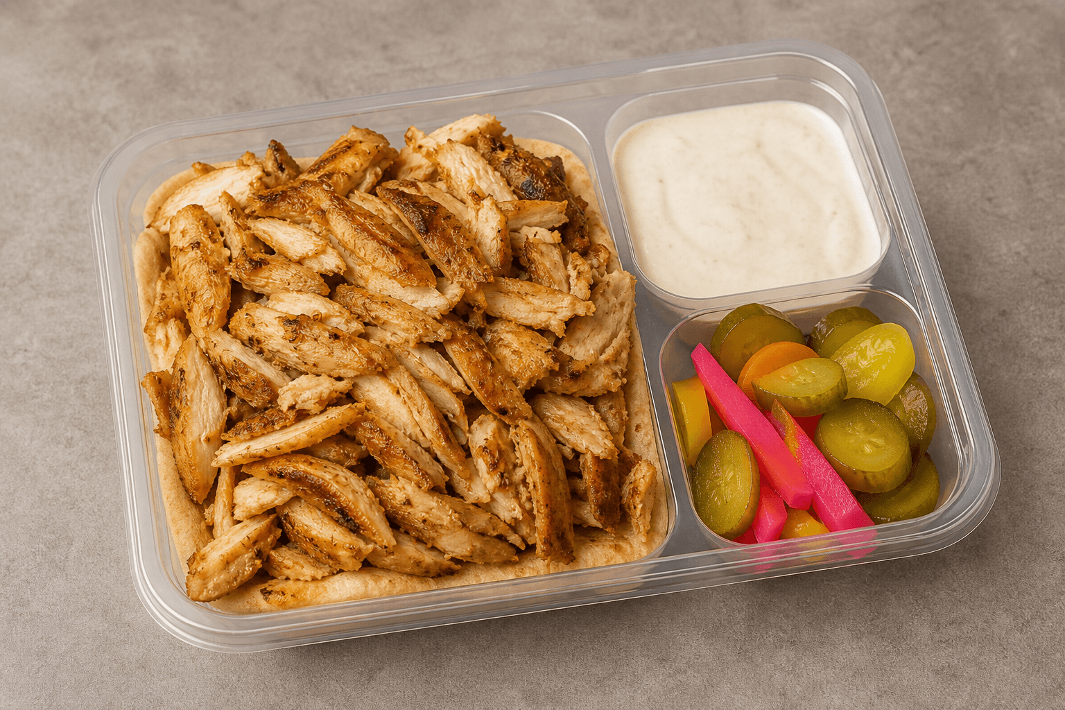 Photorealistic Chicken shawarma P08 food image by VDAMO