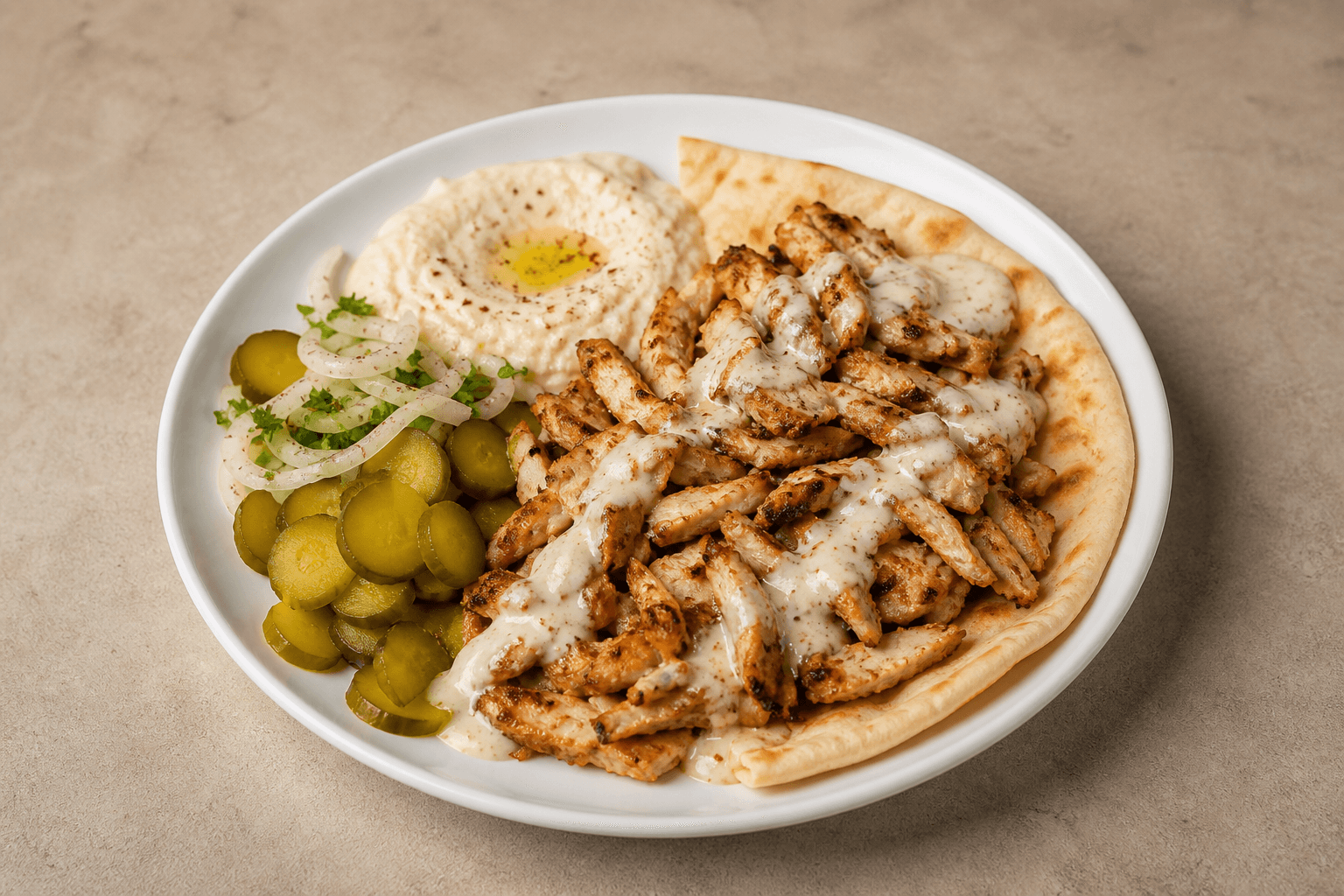 Photorealistic Chicken shawarma P09 food image by VDAMO