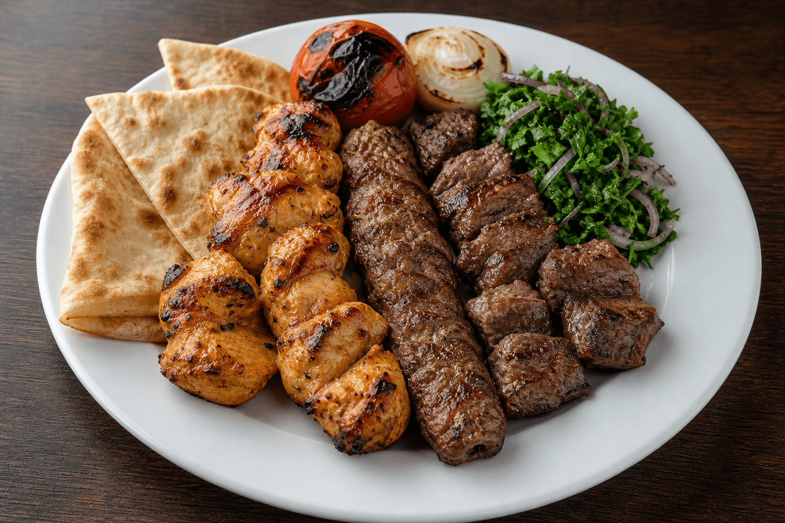 Photorealistic Mixed grill platter menu-main food image by VDAMO