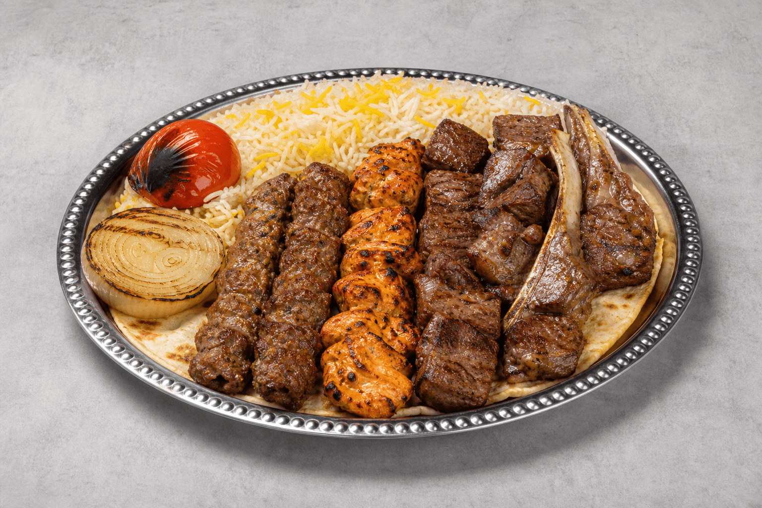 Photorealistic Mixed grill platter menu-main p09 food image by VDAMO