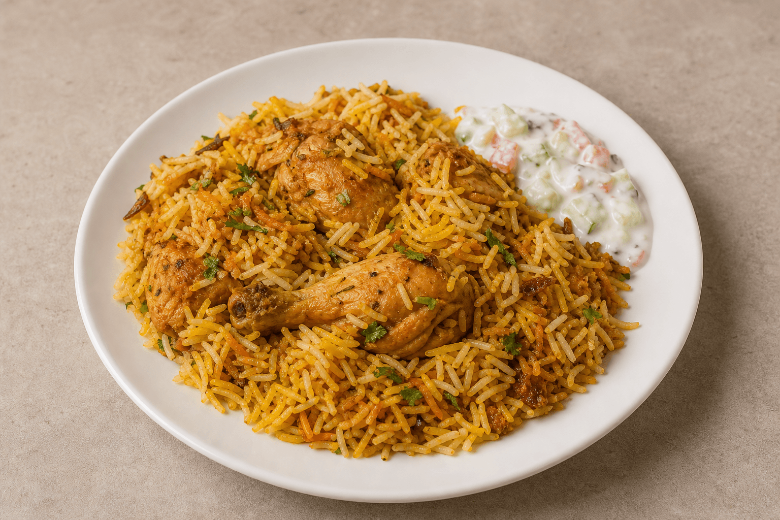 Photorealistic Chicken biryani box 033 P09 food image by VDAMO