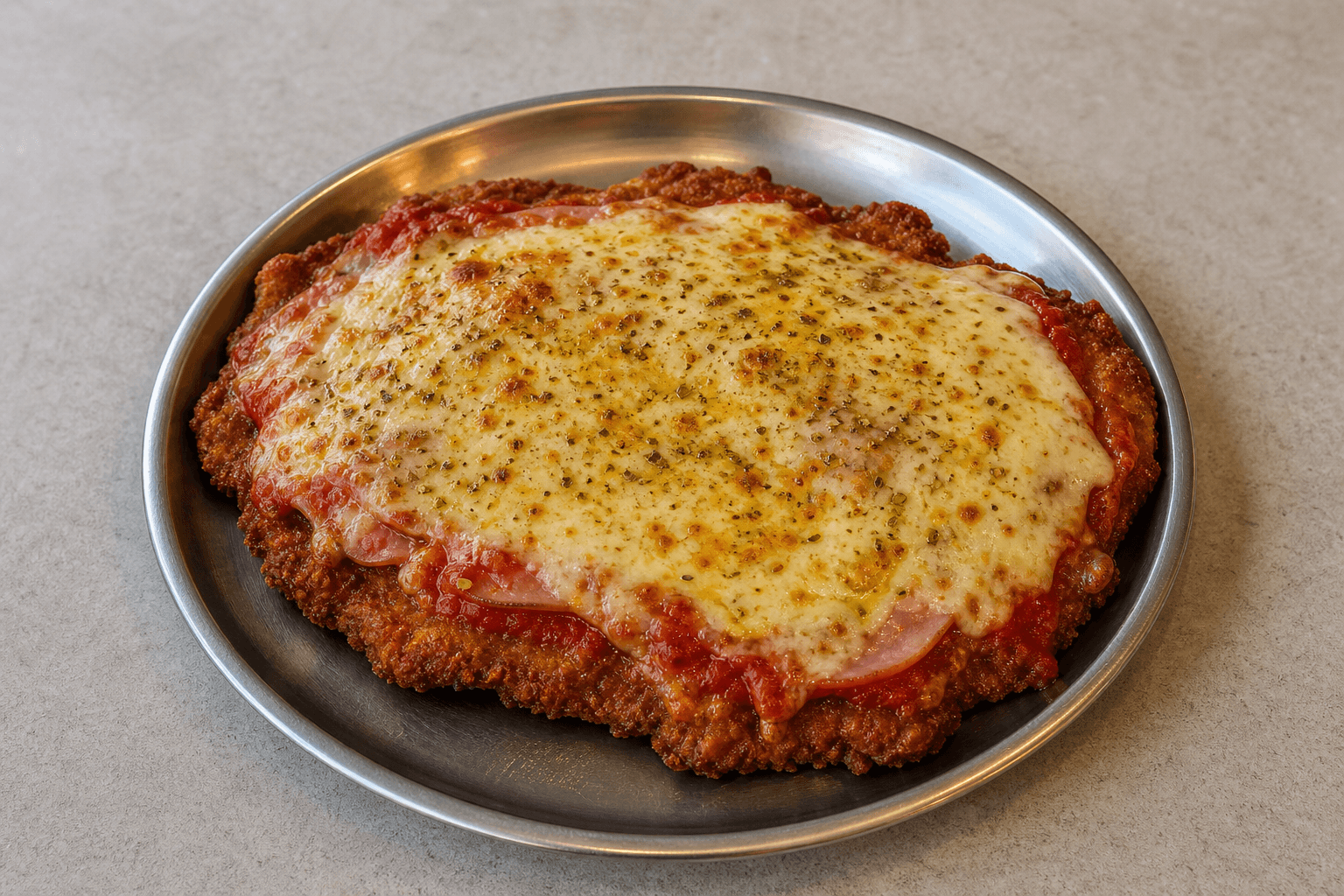 Photorealistic Milanesa napolitana P05 food image by VDAMO