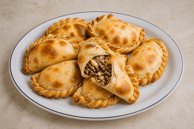 Photorealistic Argentine empanadas menu-main p03 food image by VDAMO