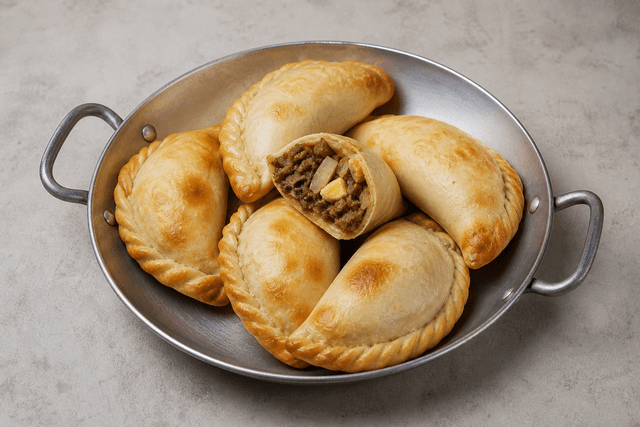 Photorealistic Argentine empanadas menu-main p05 food image by VDAMO
