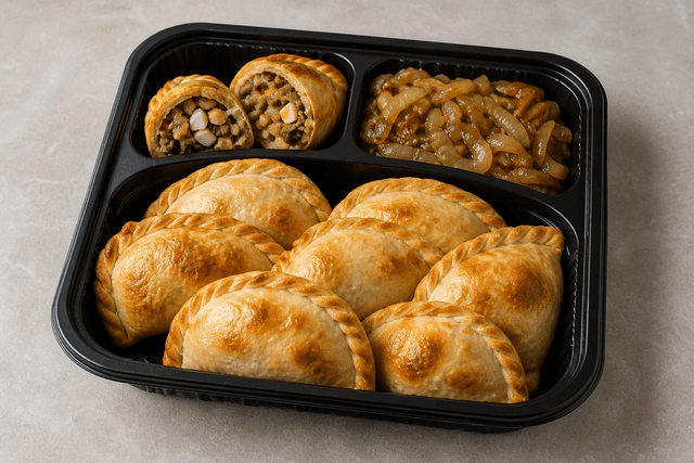 Photorealistic Argentine empanadas menu-main p08 food image by VDAMO