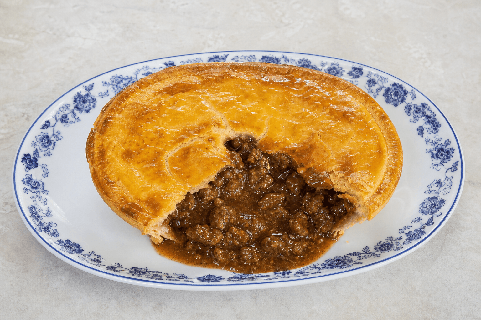 Photorealistic Australian meat pie menu-main p03 food image by VDAMO