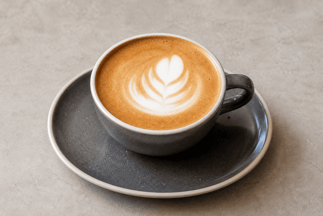 Photorealistic Flat white menu-main p03 food image by VDAMO