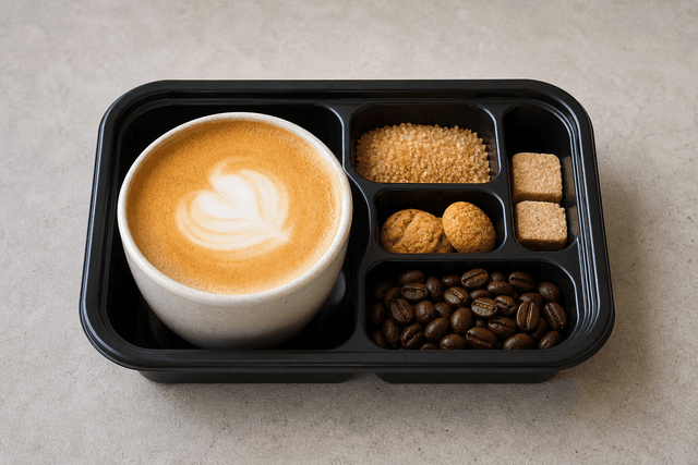 Photorealistic Flat white menu-main p08 food image by VDAMO