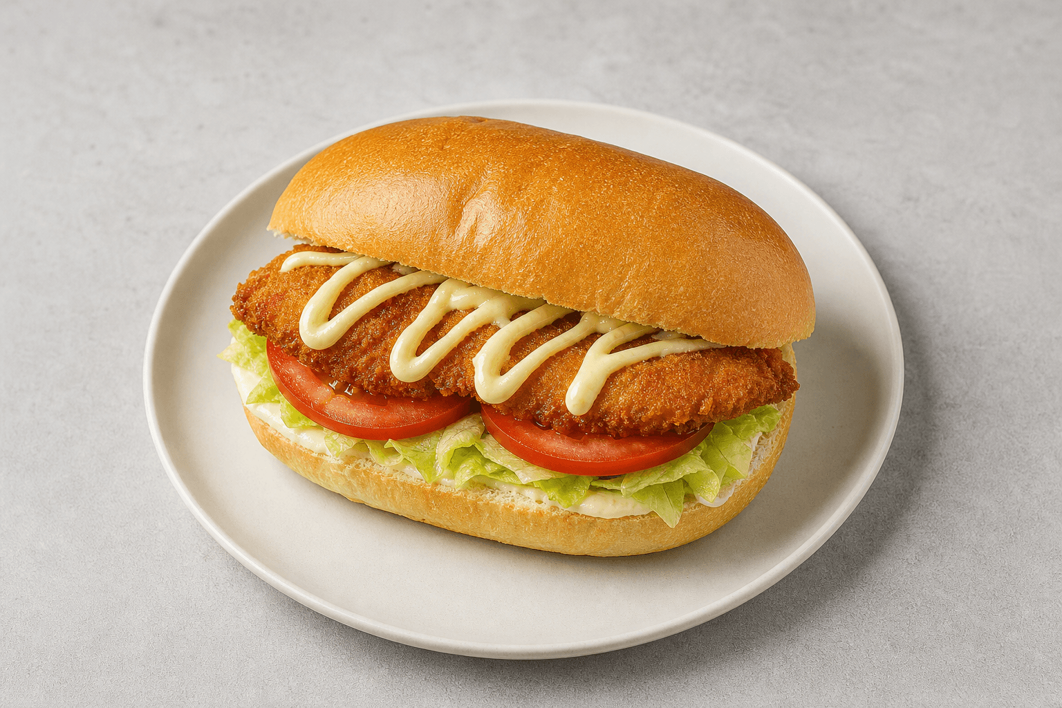 Photorealistic Chicken schnitzel roll menu-main p03 food image by VDAMO