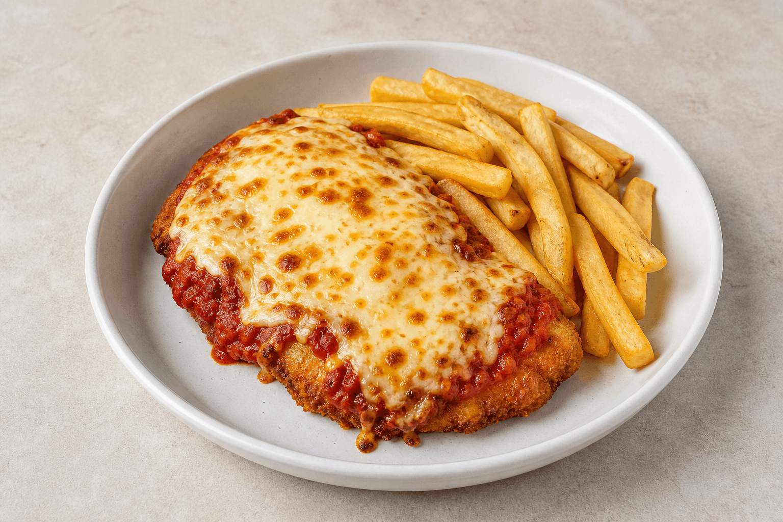 Photorealistic Chicken parmigiana menu-main p04 food image by VDAMO
