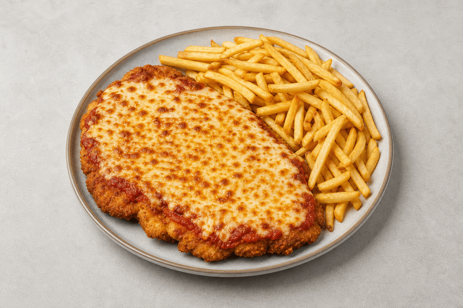 Photorealistic Chicken parmigiana menu-main p10 food image by VDAMO