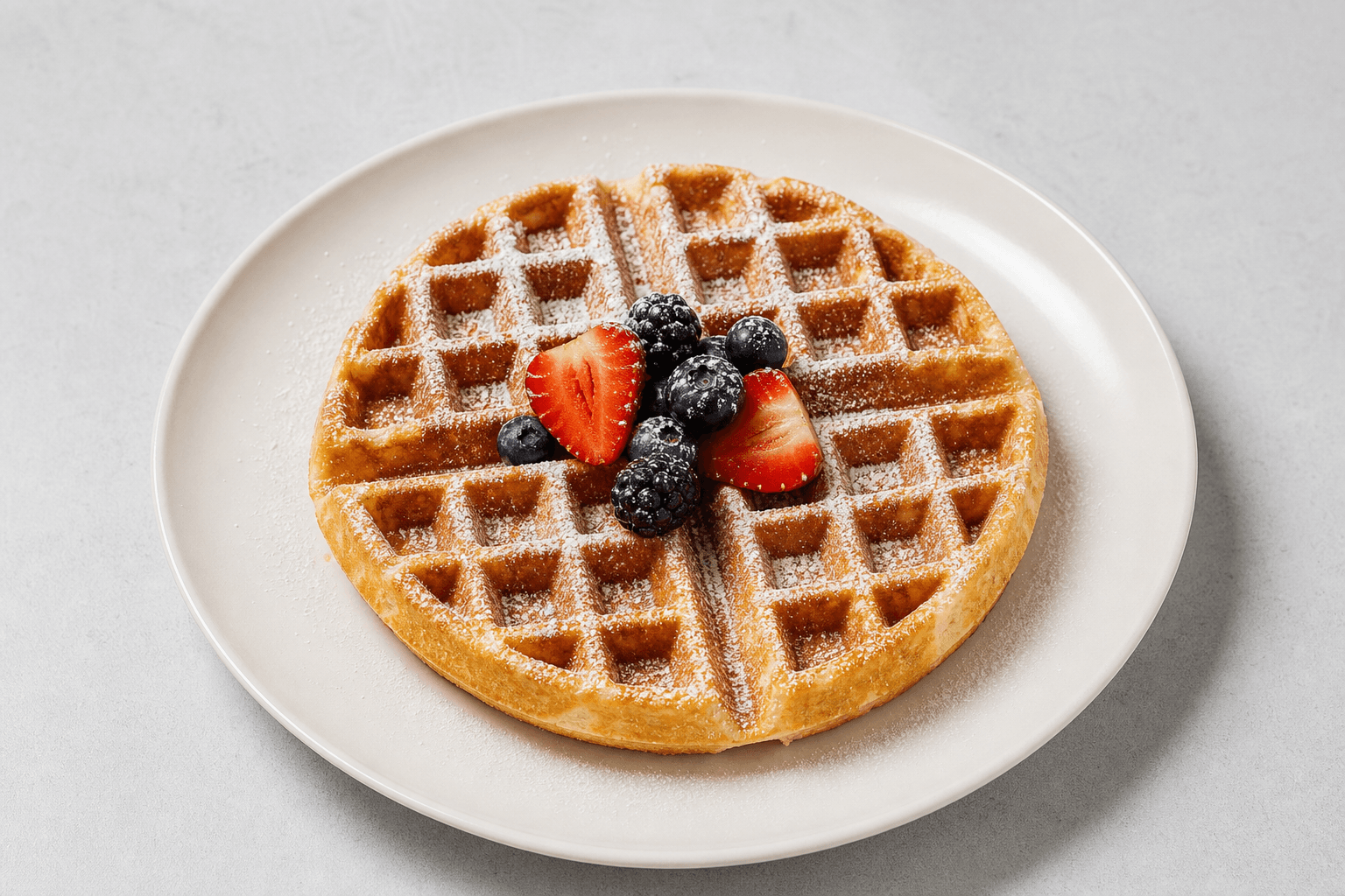 Photorealistic Belgian waffle menu-main p05 food image by VDAMO