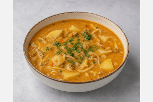 Photorealistic Sopa de mani menu-main p03 food image by VDAMO