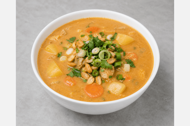 Photorealistic Sopa de mani menu-main p04 food image by VDAMO