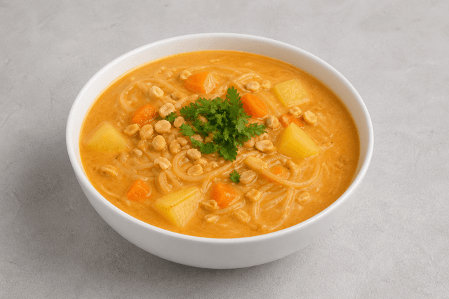 Photorealistic Sopa de mani menu-main p05 food image by VDAMO