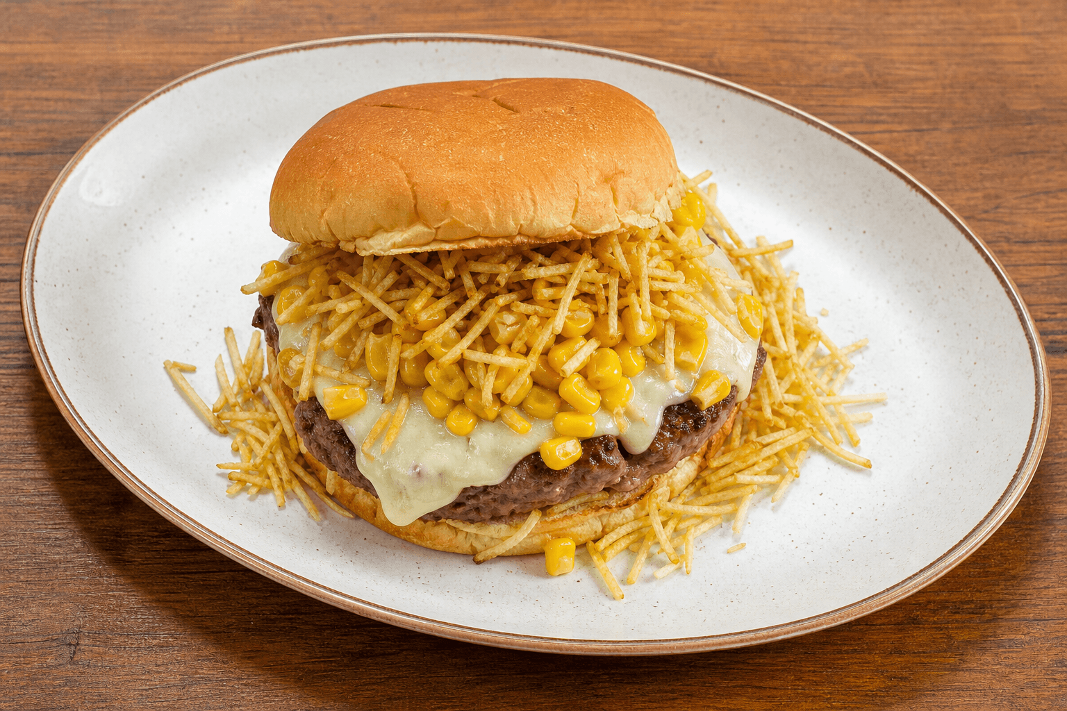 Photorealistic Brazilian X-burger style 130 P03 food image by VDAMO