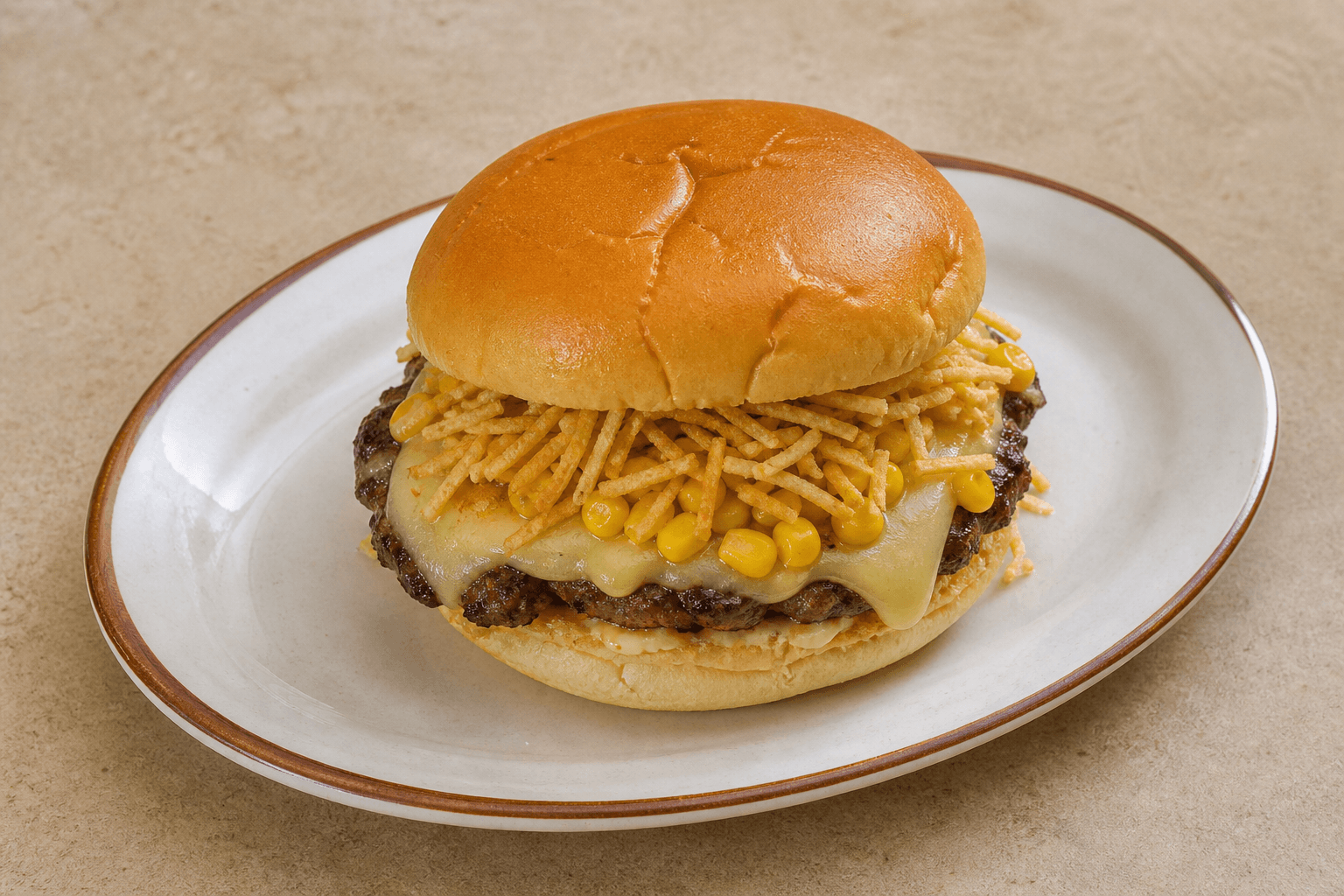 Photorealistic Brazilian X-burger style 166 P03 food image by VDAMO