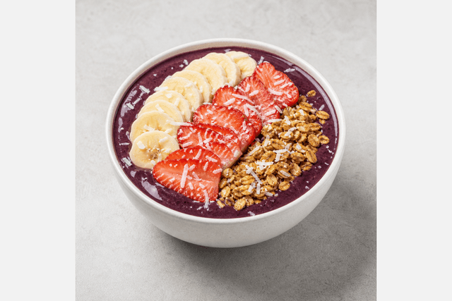 Photorealistic Brazilian acai bowl menu-main p04 food image by VDAMO