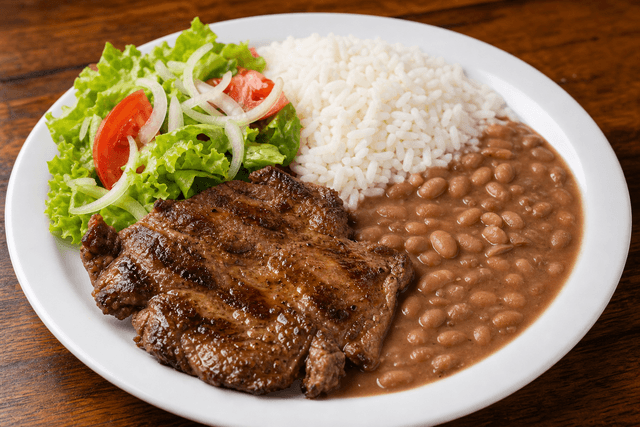 Photorealistic Brazilian marmita menu-main food image by VDAMO