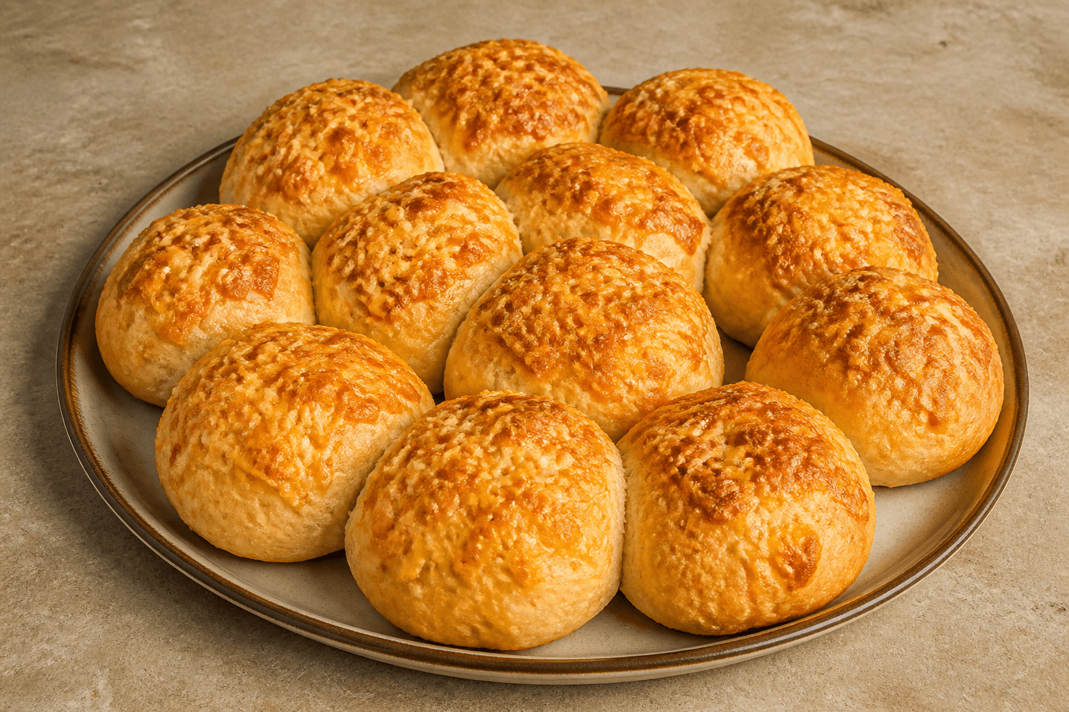 Photorealistic CA Cheese bread roll bakery P10 food image by VDAMO