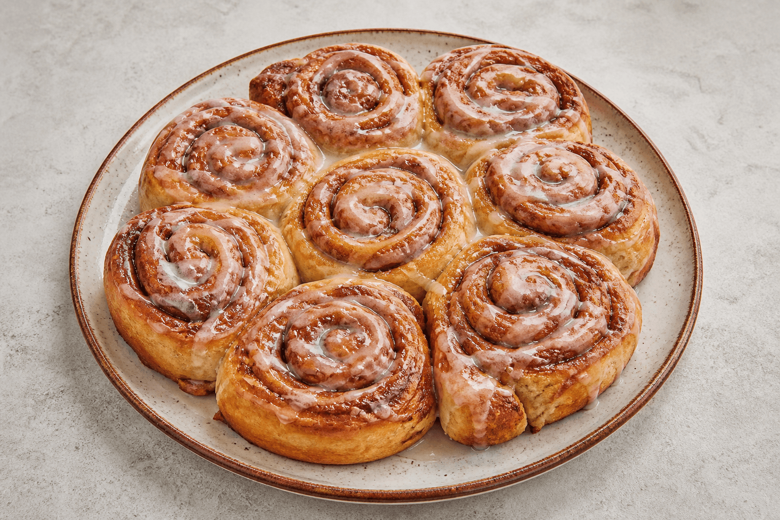Photorealistic CA Cinnamon roll bakery menu-main p10 food image by VDAMO