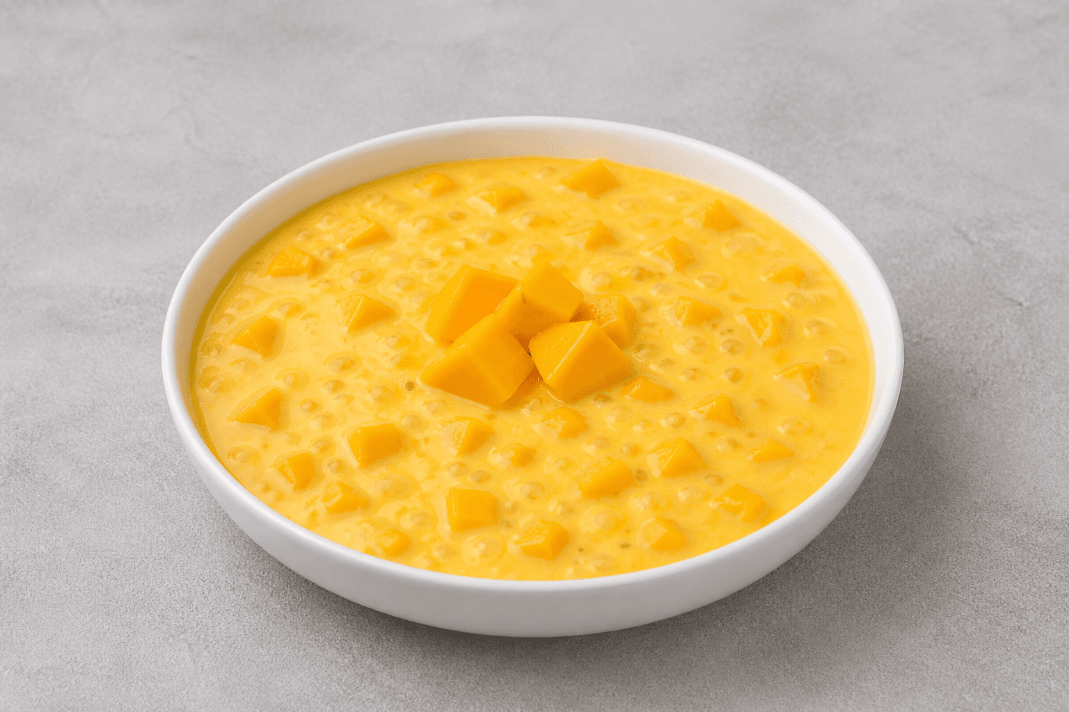 Photorealistic CA Mango pudding cup dessert P04 food image by VDAMO