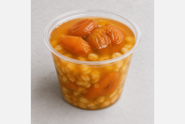 Photorealistic Mote con huesillo menu-main p04 food image by VDAMO