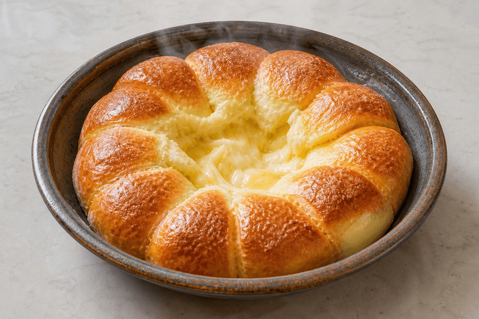 Photorealistic CN Cheese bread roll bakery P10 food image by VDAMO