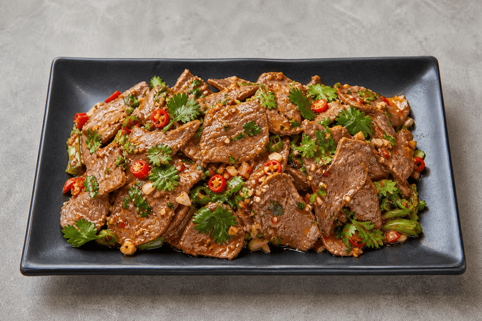 Photorealistic Cold sliced beef menu-main p02 food image by VDAMO