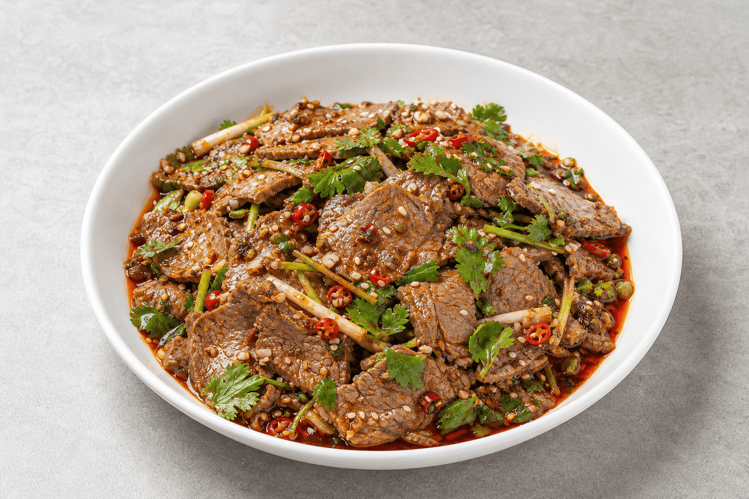 Photorealistic Cold sliced beef menu-main p04 food image by VDAMO