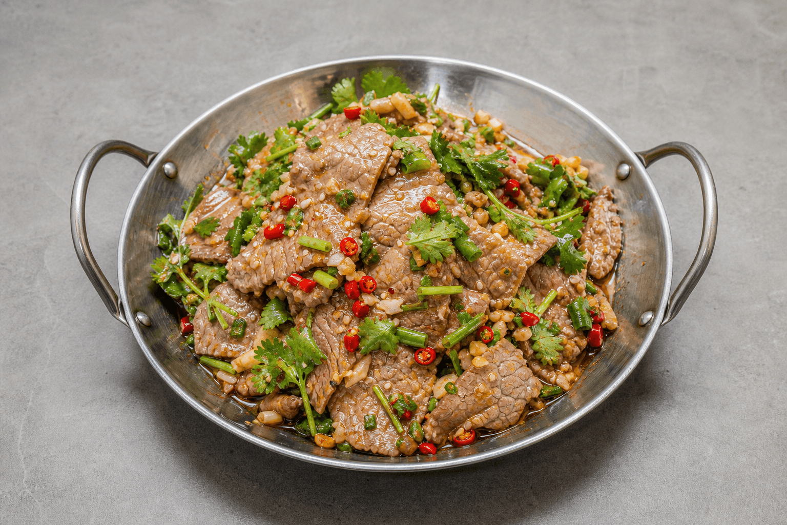Photorealistic Cold sliced beef menu-main p05 food image by VDAMO