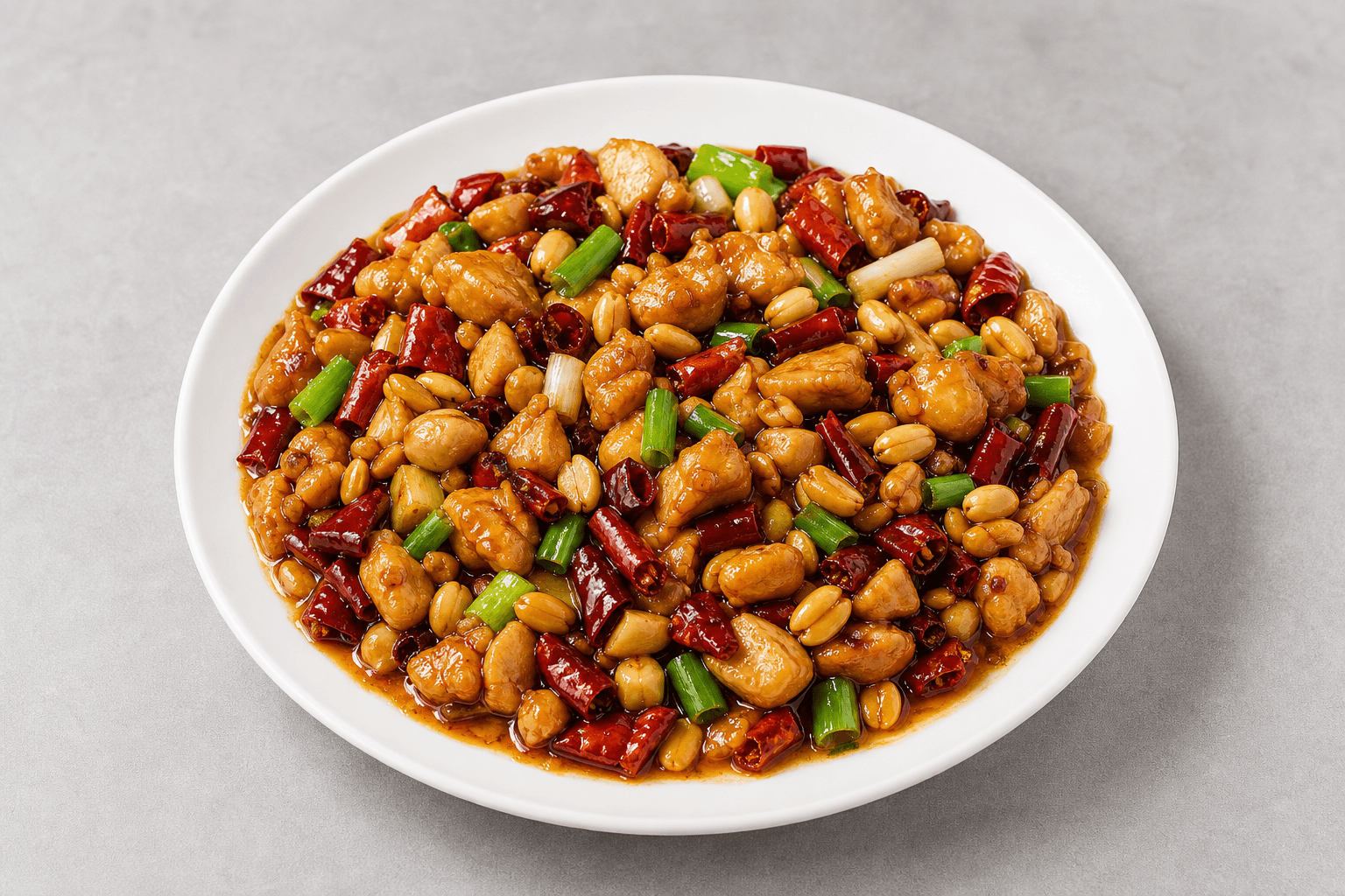 Photorealistic Gongbao jiding menu-main p03 food image by VDAMO