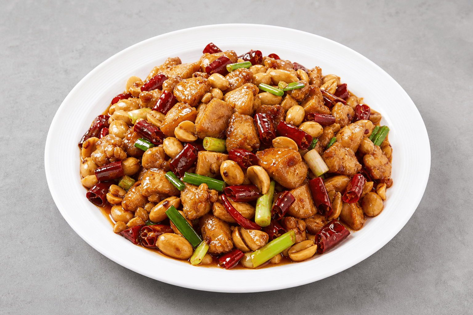 Photorealistic Gongbao jiding menu-main p04 food image by VDAMO