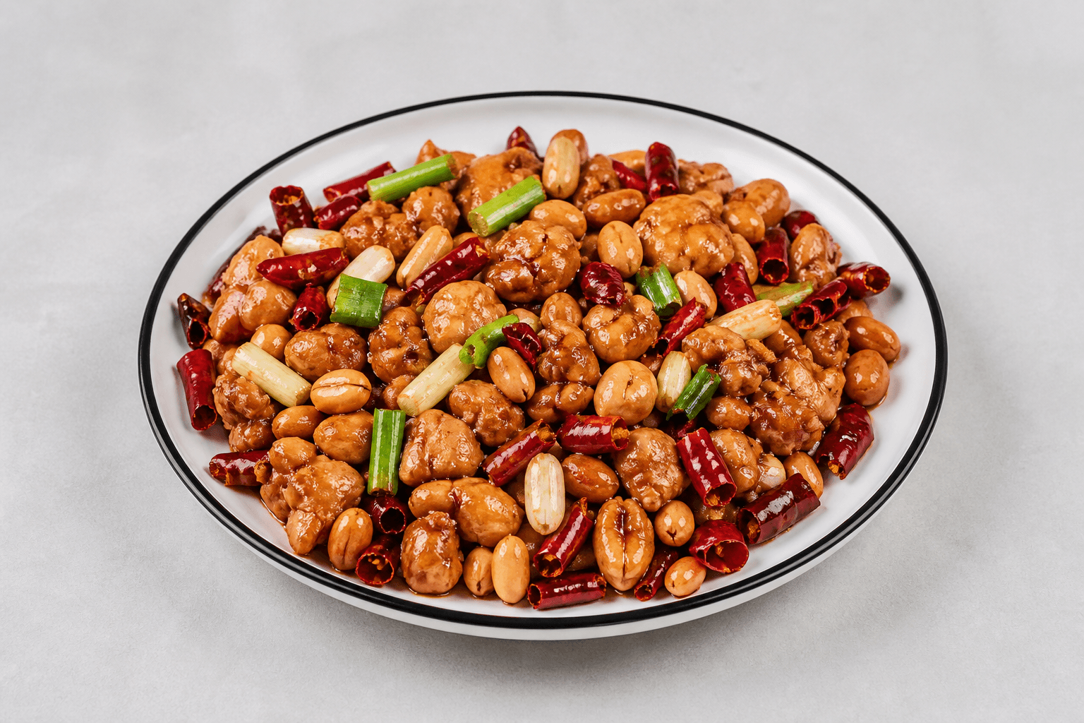 Photorealistic Gongbao jiding menu-main p05 food image by VDAMO