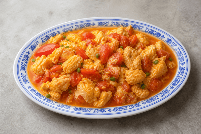 Immagine food VDAMO: Tomato egg stir fry P03