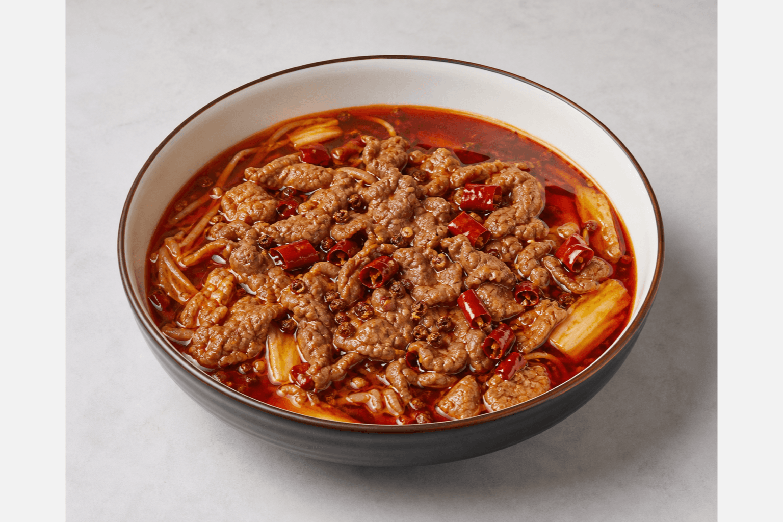 Photorealistic Shuizhu niurou menu-main p04 food image by VDAMO