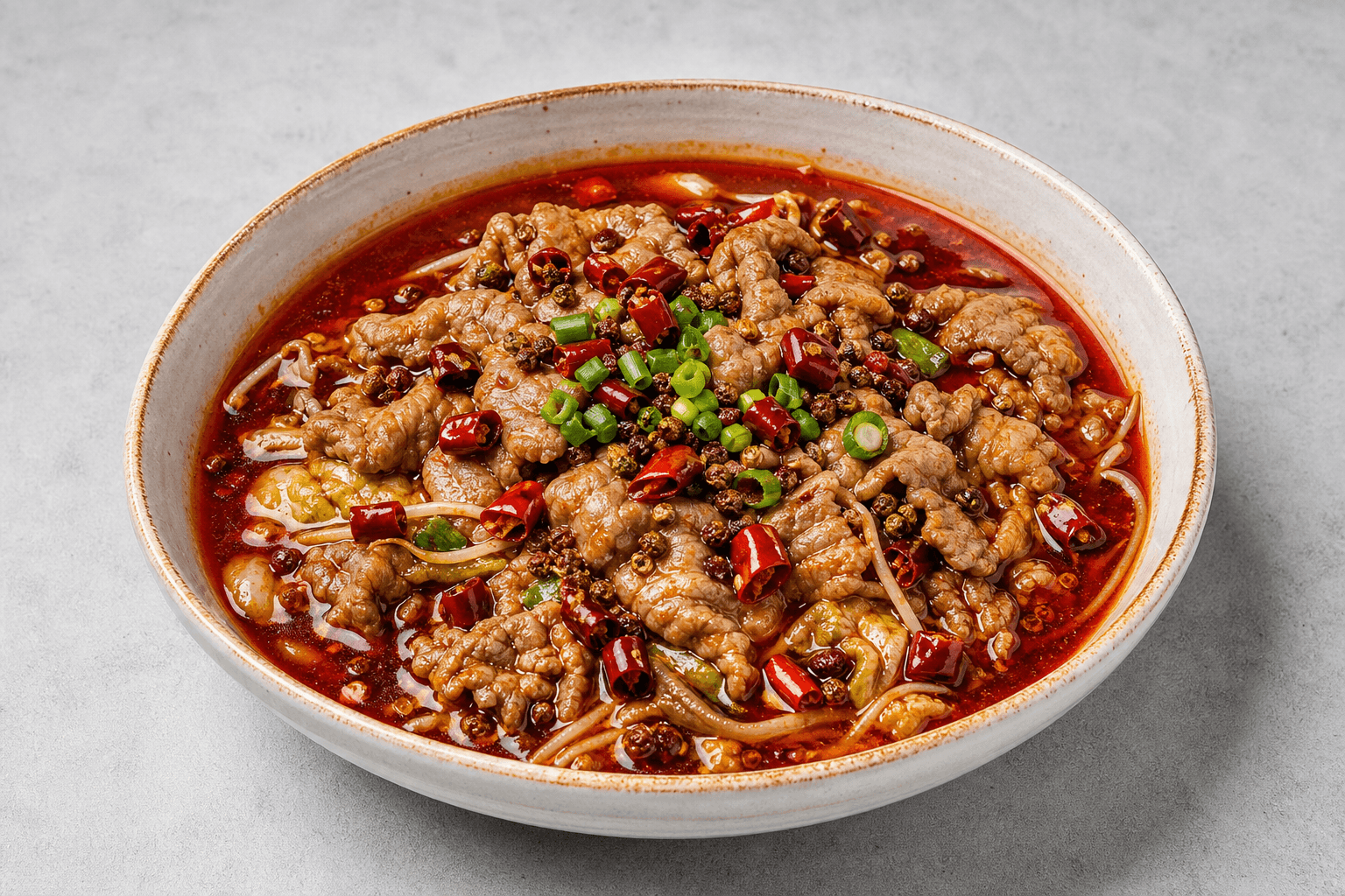 Photorealistic Shuizhu niurou menu-main p05 food image by VDAMO