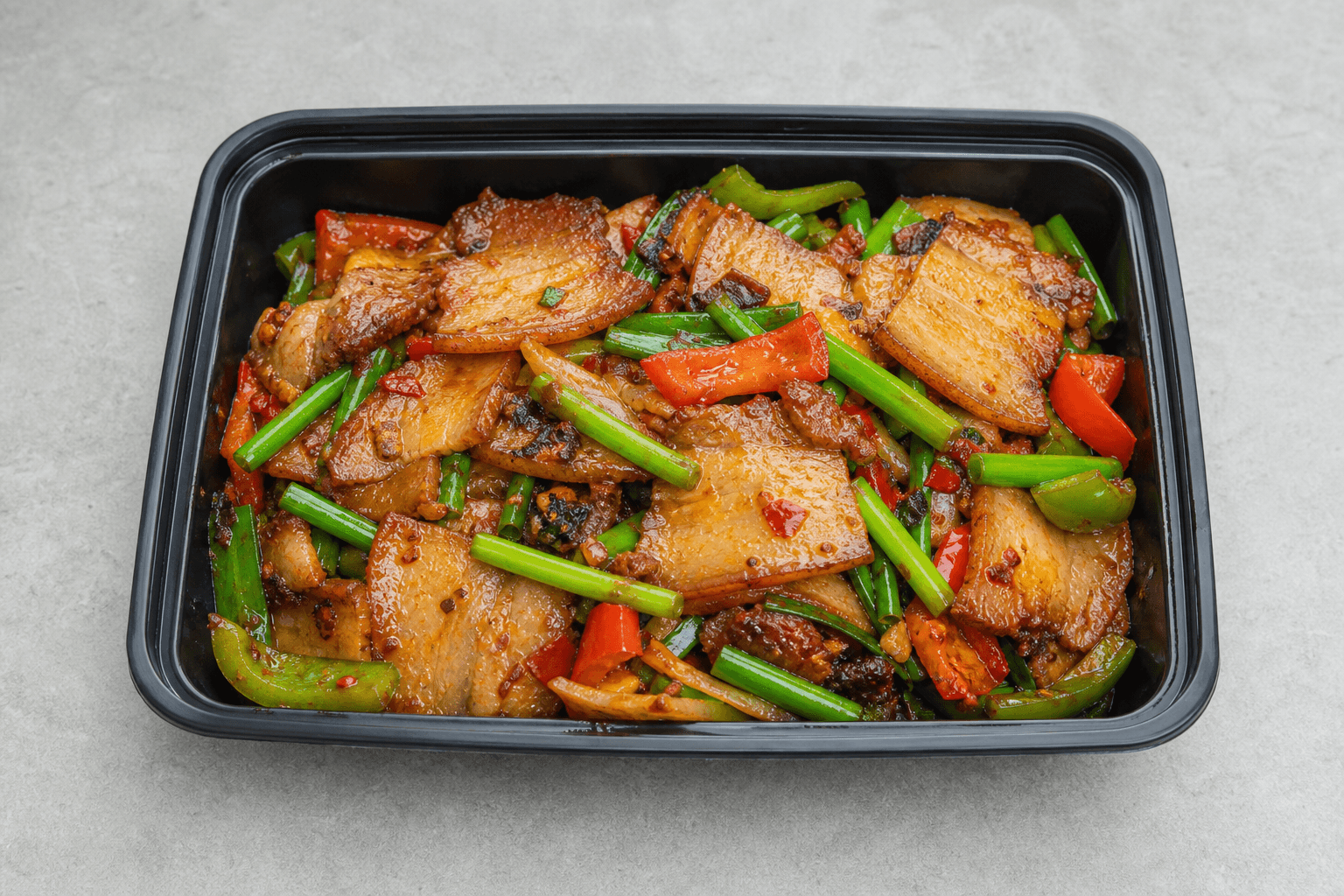 Photorealistic Twice cooked pork menu-main p06 food image by VDAMO