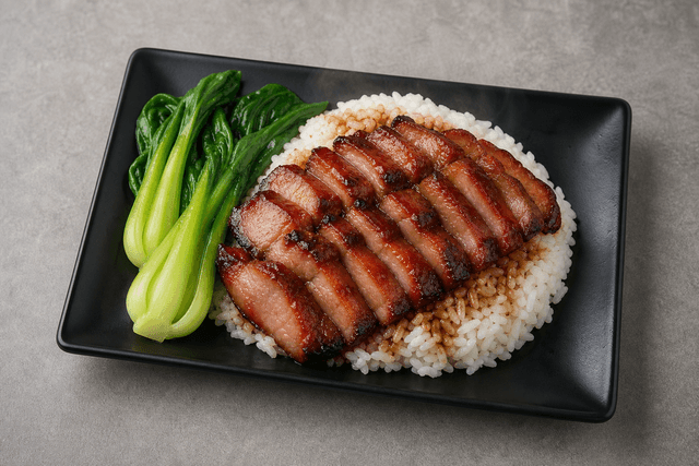 Photorealistic Char siu rice menu-main p02 food image by VDAMO