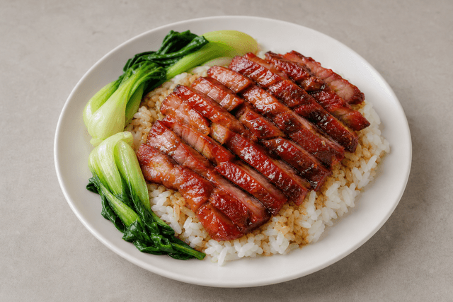 Photorealistic Char siu rice menu-main p09 food image by VDAMO