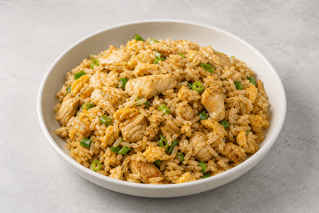 Photorealistic Chicken fried rice menu-main p04 food image by VDAMO