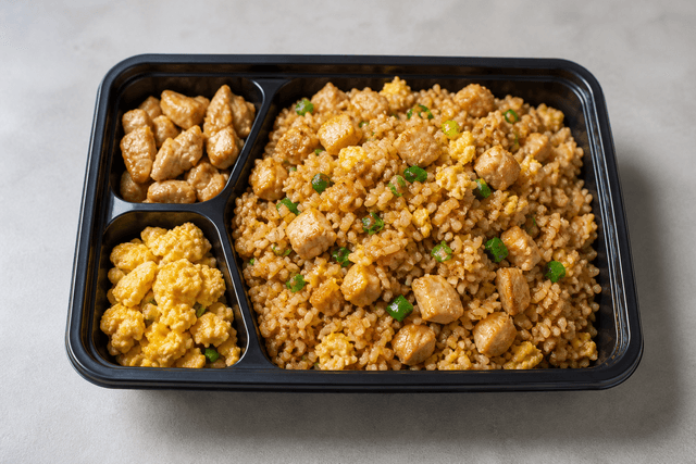 Photorealistic Chicken fried rice menu-main p08 food image by VDAMO