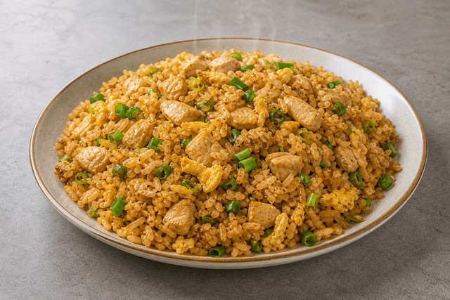 Photorealistic Chicken fried rice menu-main p10 food image by VDAMO