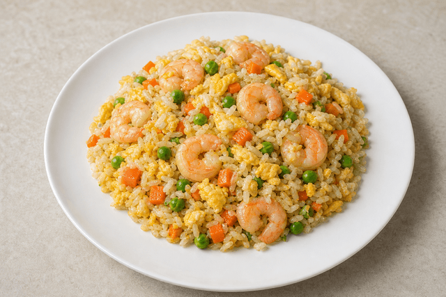 Photorealistic Shrimp fried rice menu-main p01 food image by VDAMO
