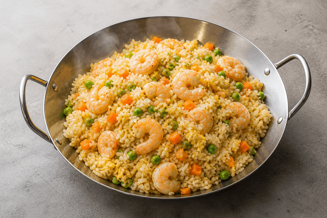 Photorealistic Shrimp fried rice menu-main p05 food image by VDAMO