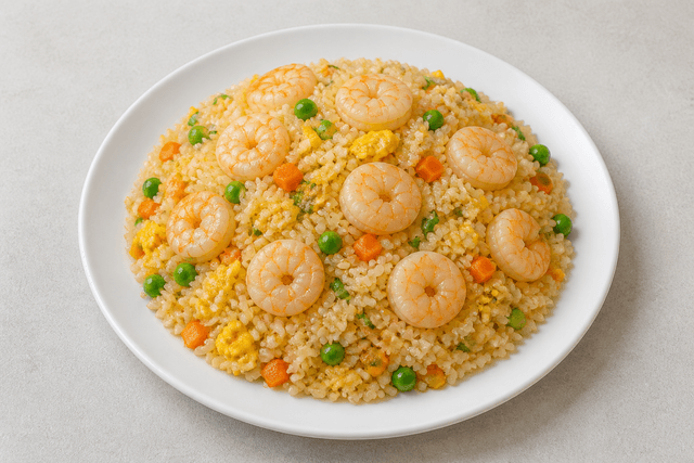 Photorealistic Shrimp fried rice menu-main p09 food image by VDAMO