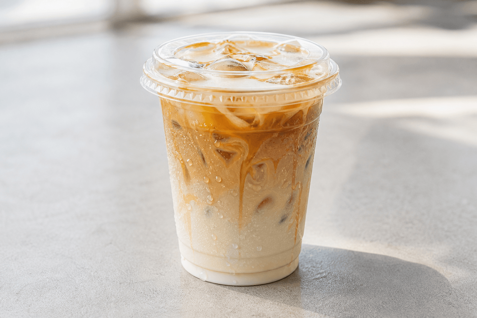 Photorealistic Caramel latte menu-main p03 food image by VDAMO