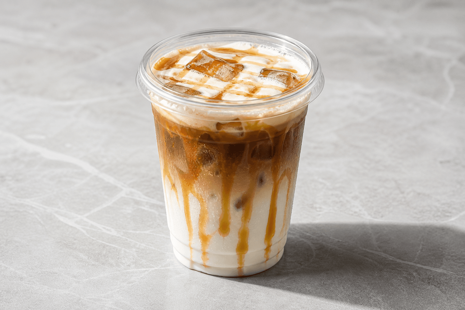 Photorealistic Caramel macchiato menu-main p04 food image by VDAMO