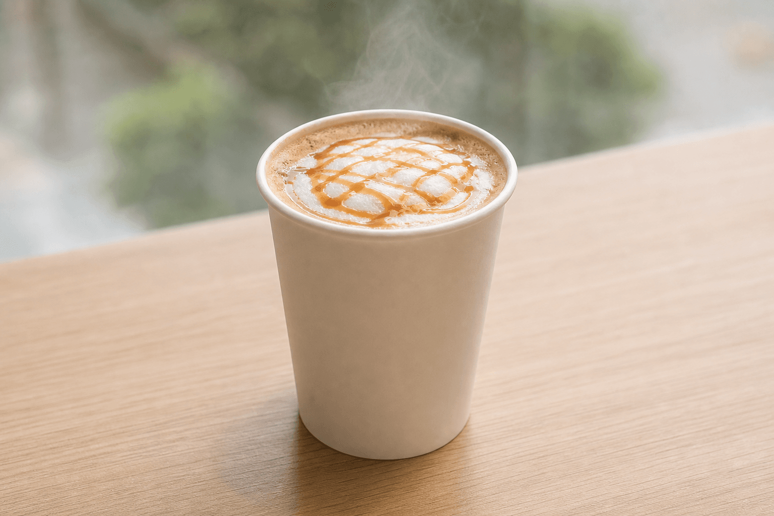 Photorealistic Caramel macchiato menu-main p09 food image by VDAMO