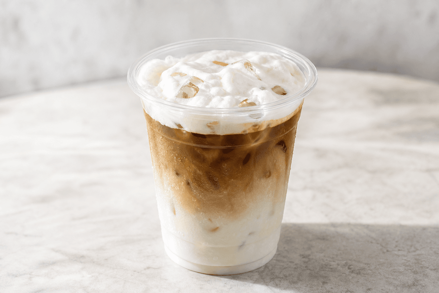 Photorealistic Coconut cloud latte menu-main p07 food image by VDAMO